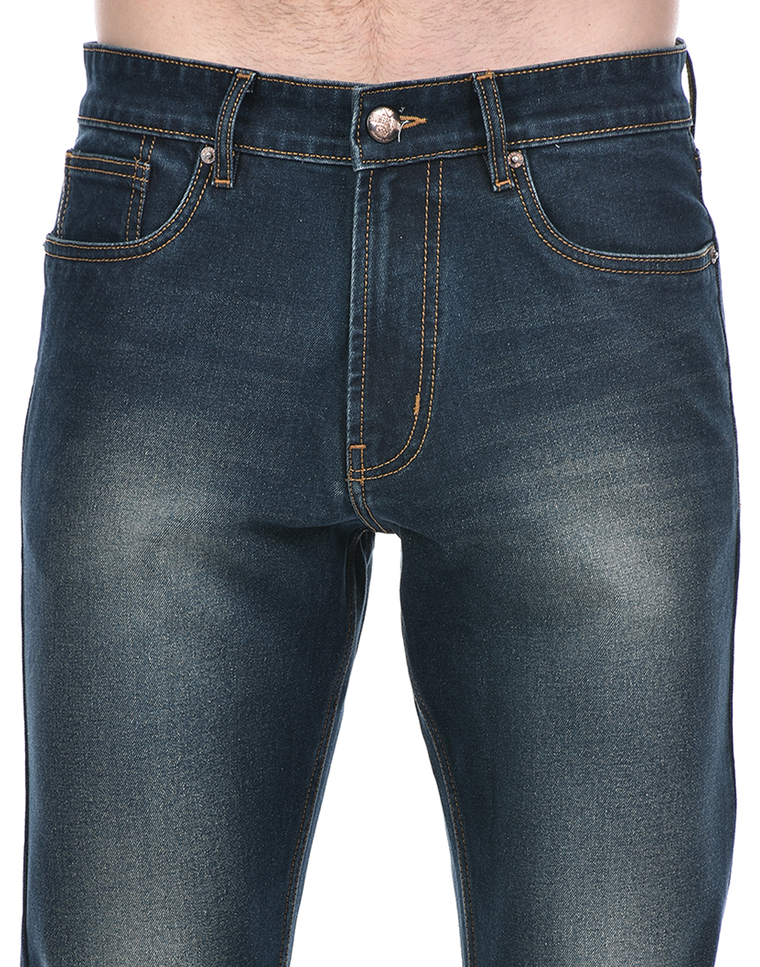 Numero Uno Men Solid Dark Blue Jeans